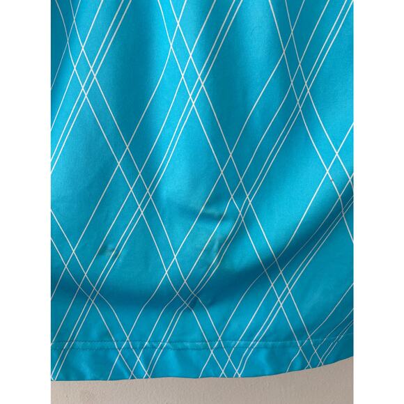 Page & Tuttle Womens Printed Skort Sz Large Blue Pull On Pockets - Picture 3 of 9